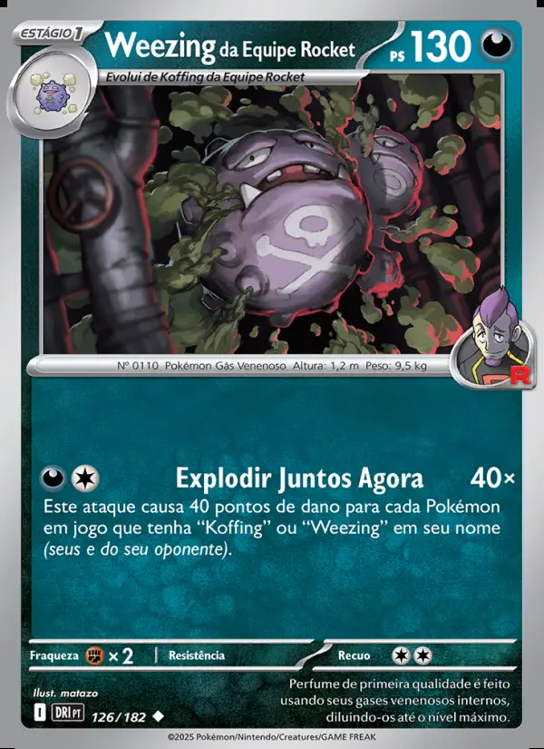 Image of the card Weezing da Equipe Rocket