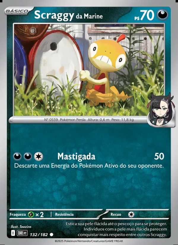 Image of the card Scraggy da Marine