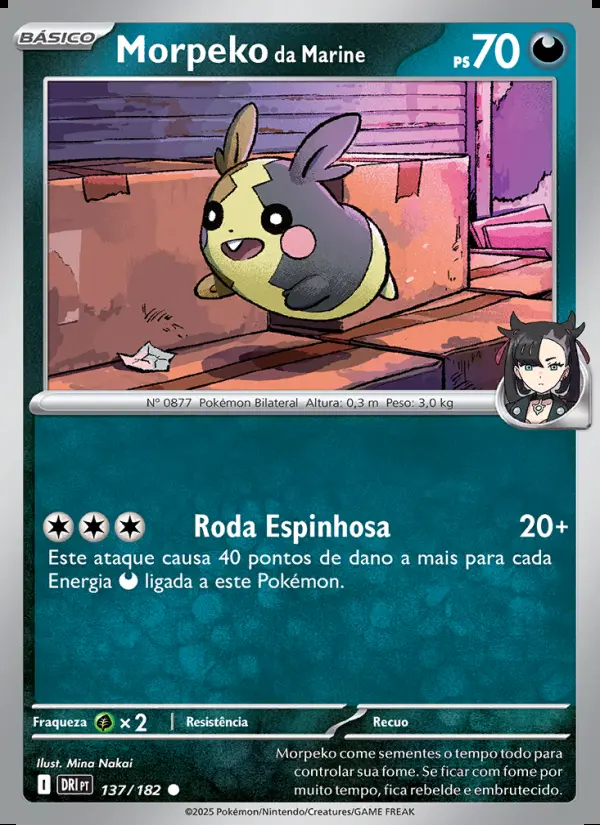Image of the card Morpeko da Marine