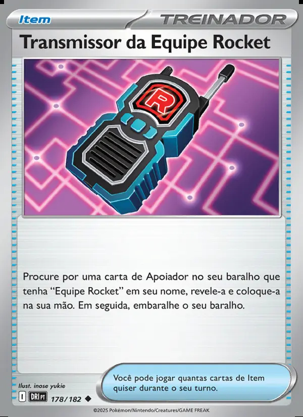 Image of the card Transmissor da Equipe Rocket