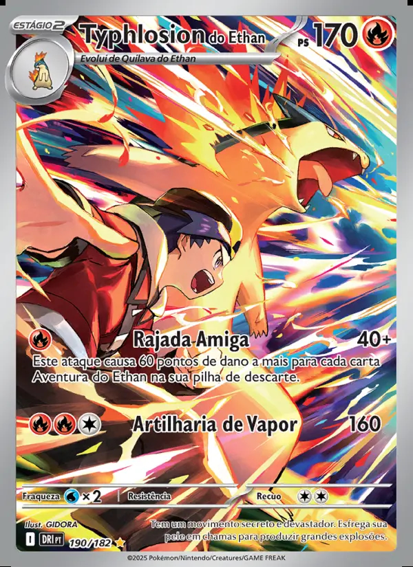 Image of the card Typhlosion do Ethan