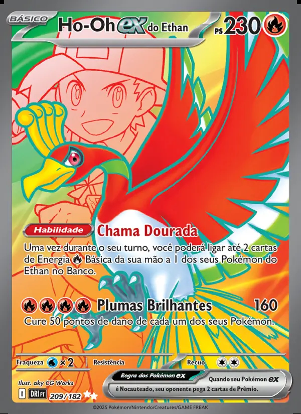 Image of the card Ho-Oh ex do Ethan