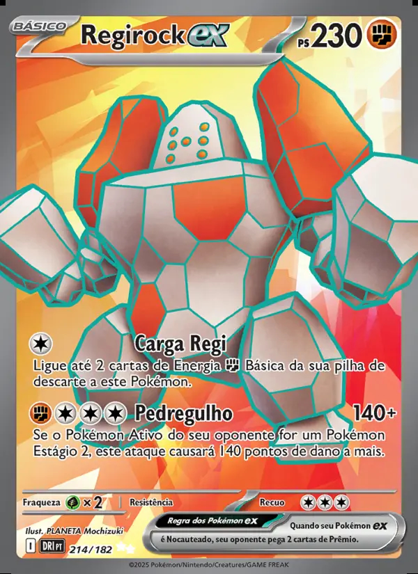 Image of the card Regirock ex