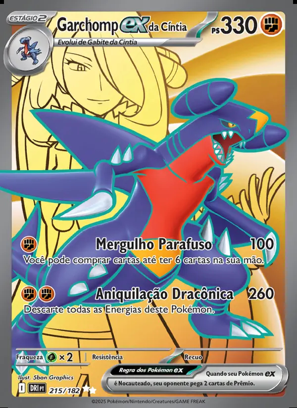 Image of the card Garchomp ex da Cíntia