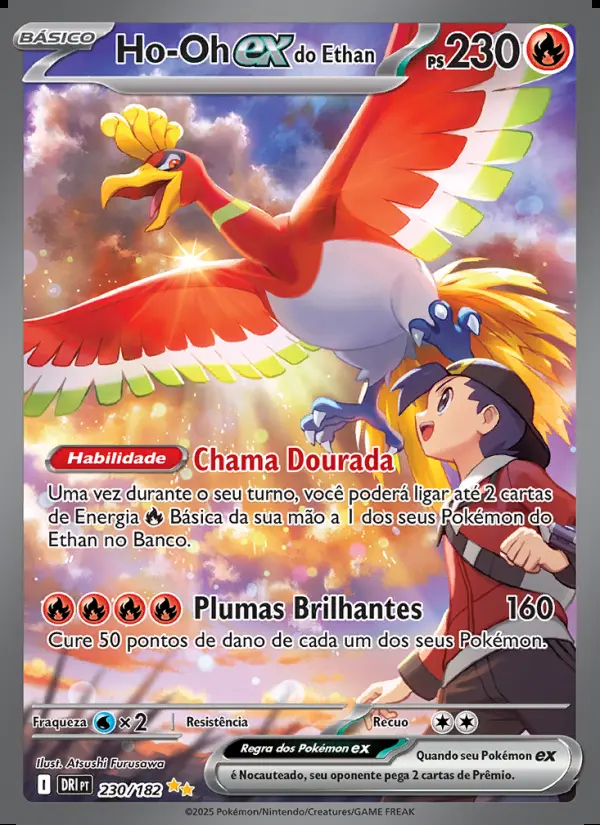 Image of the card Ho-Oh ex do Ethan