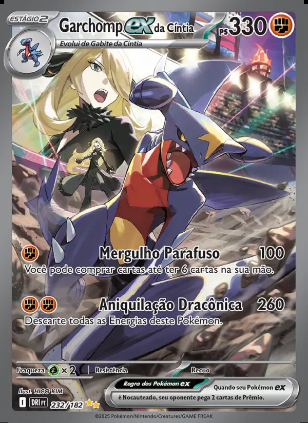Image of the card Garchomp ex da Cíntia