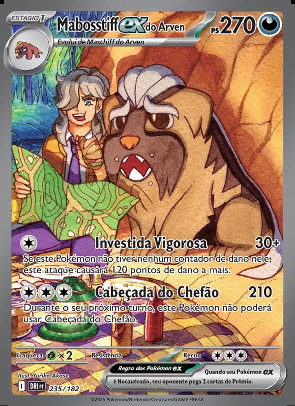 Image of the card Mabosstiff ex do Arven