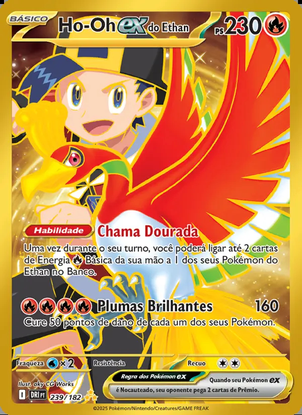 Image of the card Ho-Oh ex do Ethan