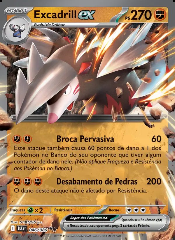 Image of the card Excadrill ex