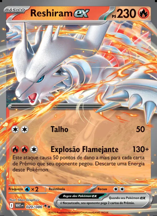 Image of the card Reshiram ex