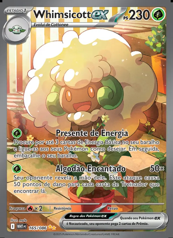 Image of the card Whimsicott ex