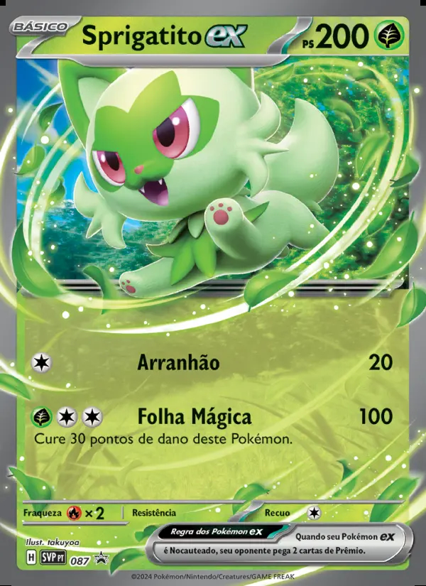 Image of the card Sprigatito ex