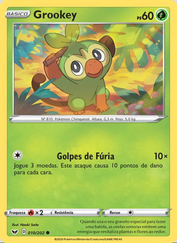 Image of the card Grookey