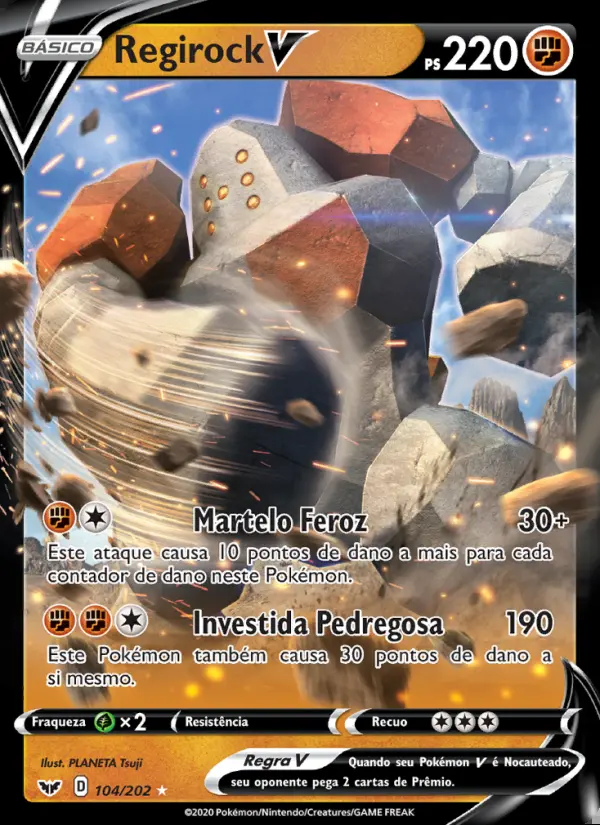 Image of the card Regirock V