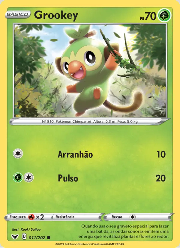 Image of the card Grookey