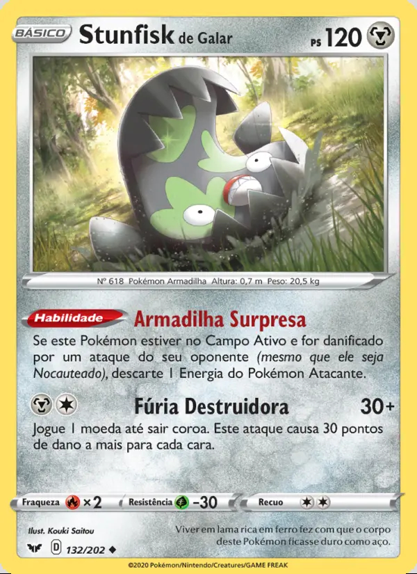 Image of the card Stunfisk de Galar