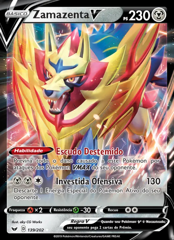 Image of the card Zamazenta V