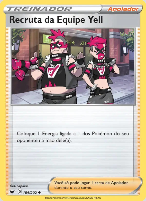 Image of the card Recruta da Equipe Yell