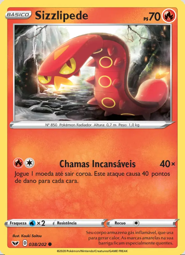 Image of the card Sizzlipede