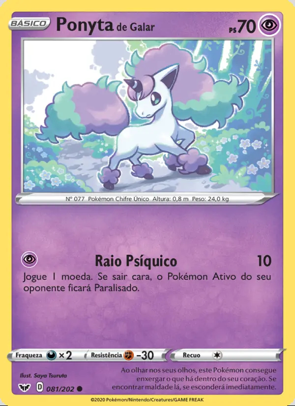 Image of the card Ponyta de Galar