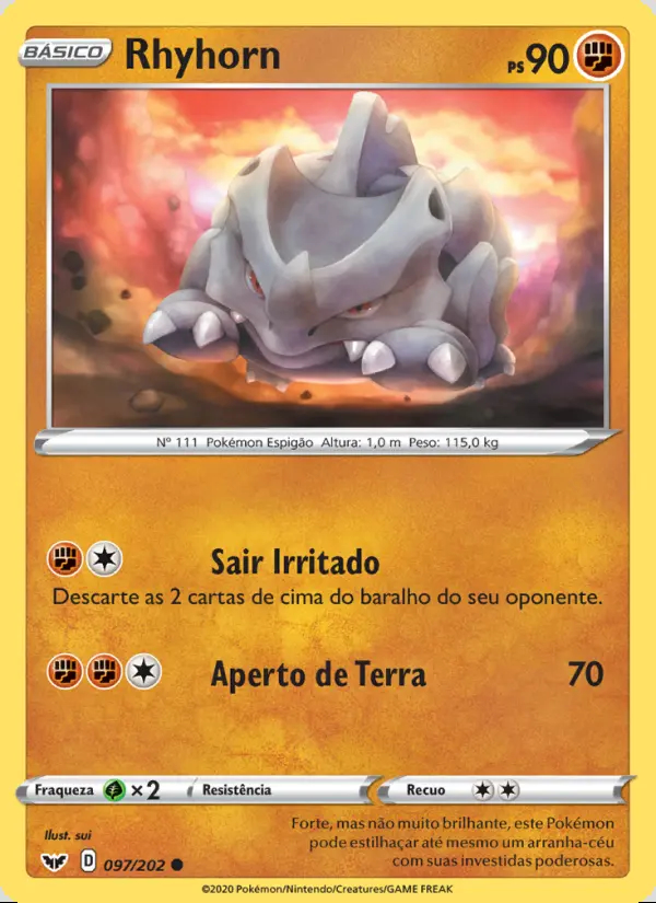 Image of the card Rhyhorn