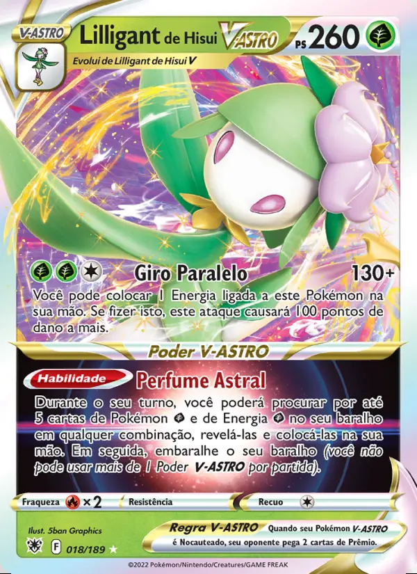 Image of the card Lilligant de Hisui V-ASTRO