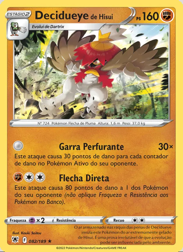 Image of the card Decidueye de Hisui