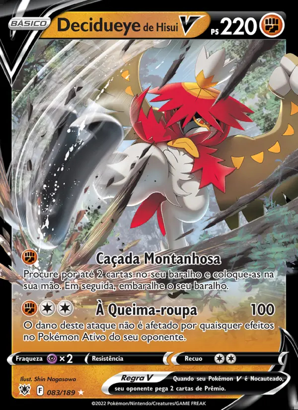 Image of the card Decidueye de Hisui V