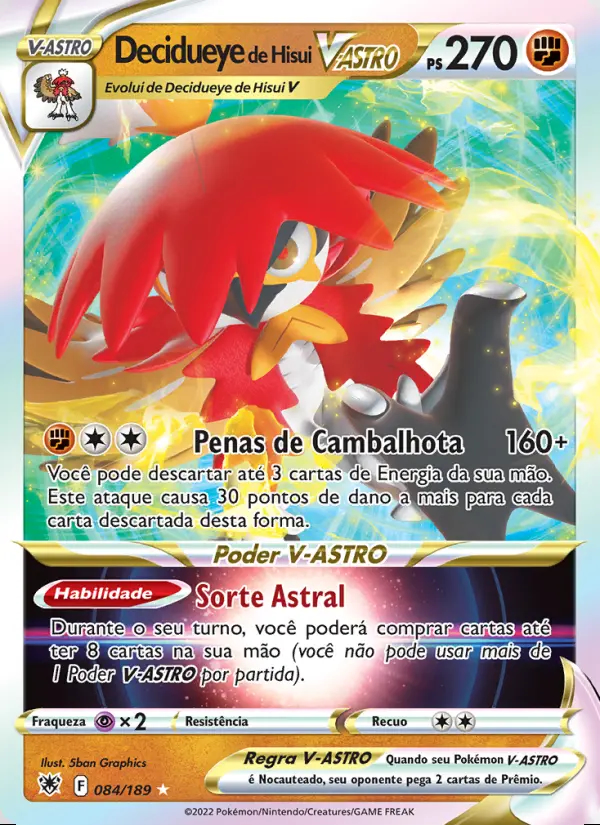 Image of the card Decidueye de Hisui V-ASTRO