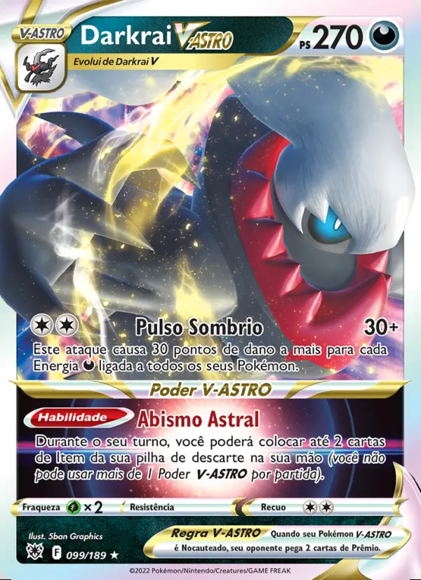 Image of the card Darkrai V-ASTRO