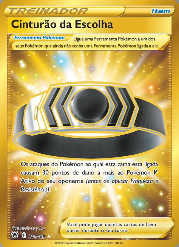 Image of the card Cinturão da Escolha