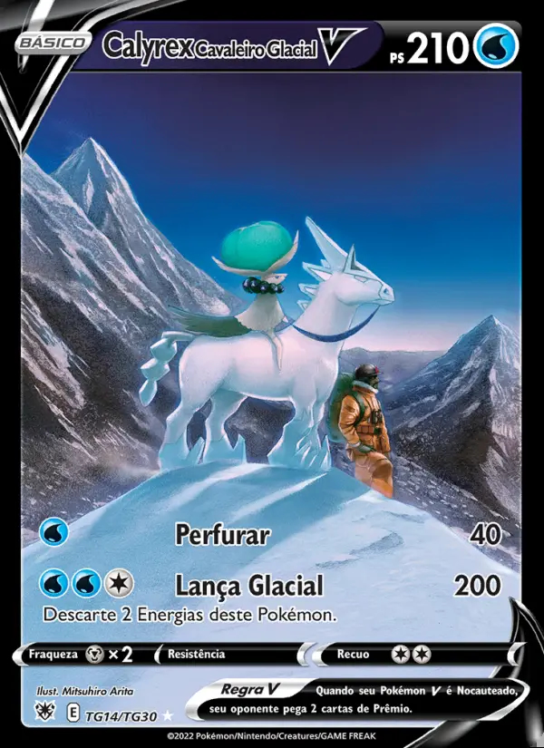 Image of the card Calyrex Cavaleiro Glacial V