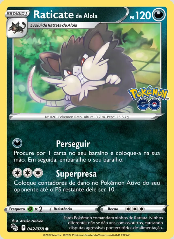 Image of the card Raticate de Alola