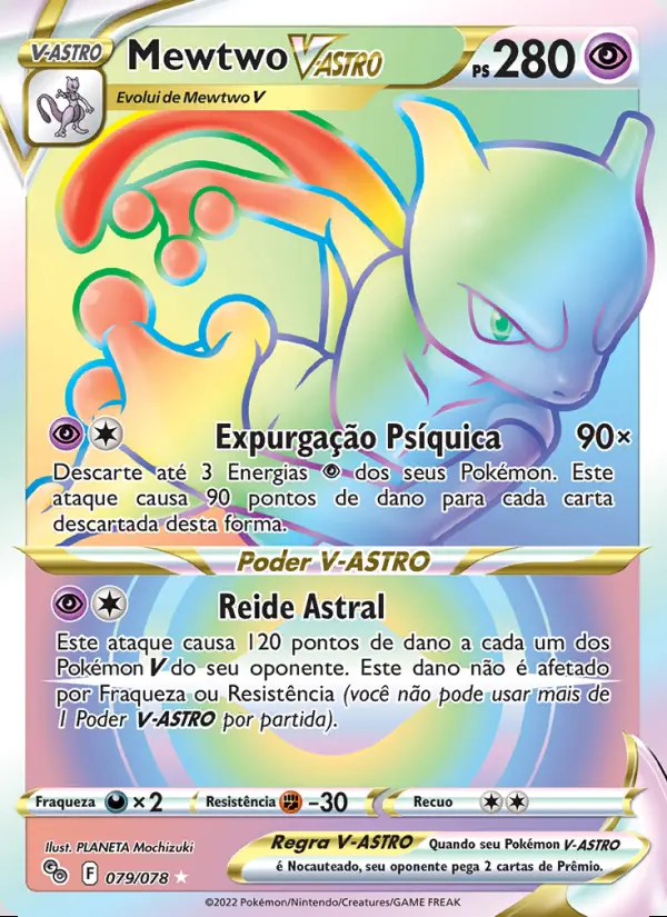 Image of the card Mewtwo V-ASTRO
