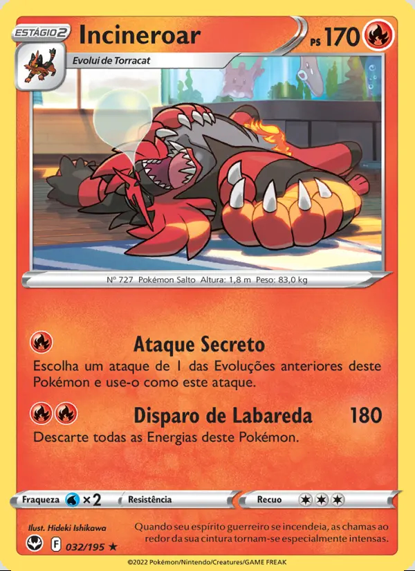 Image of the card Incineroar