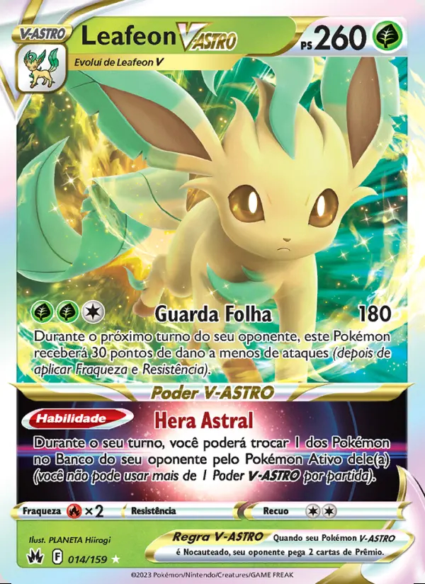 Image of the card Leafeon V-ASTRO
