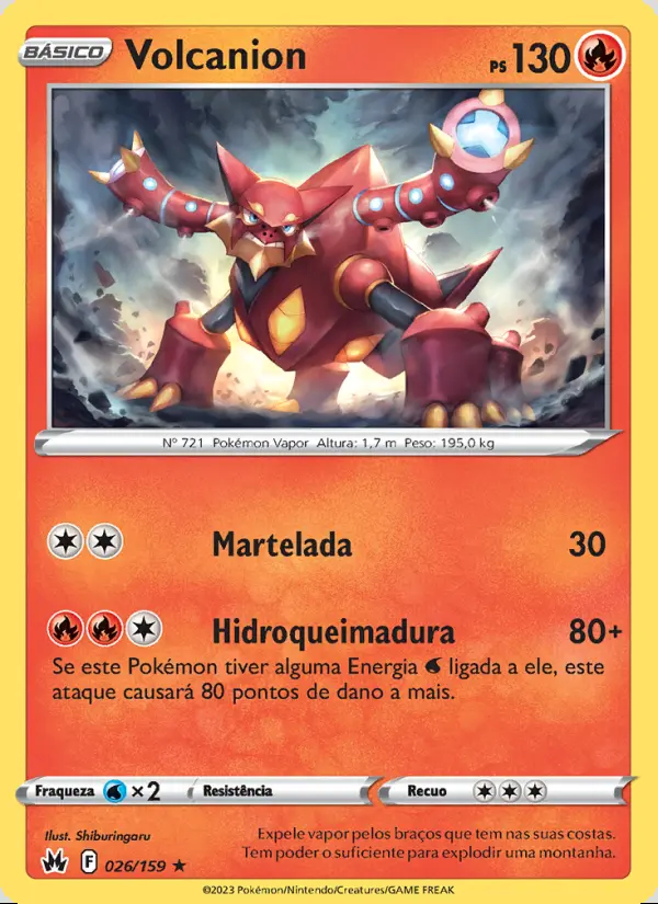 Image of the card Volcanion