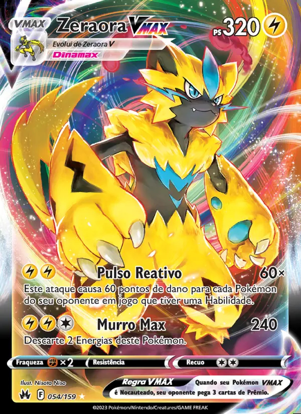 Image of the card Zeraora VMAX