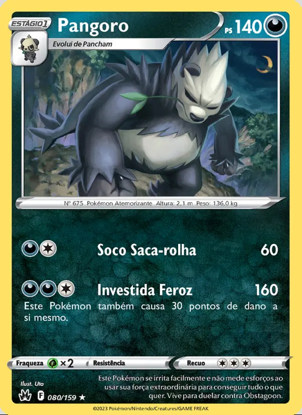 Image of the card Pangoro