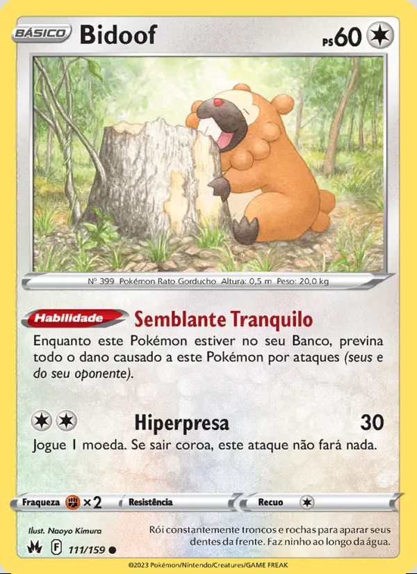 Image of the card Bidoof