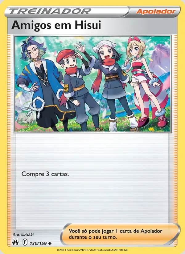 Image of the card Amigos em Hisui