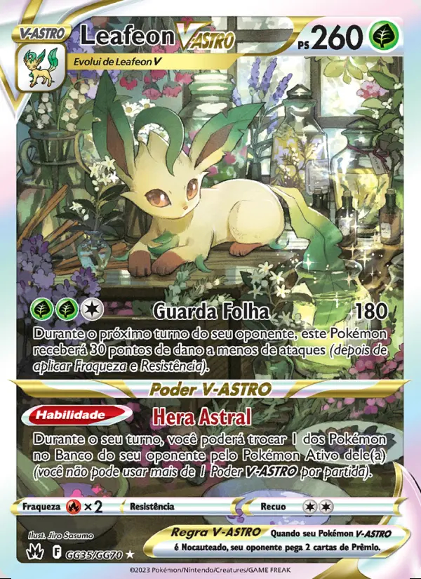 Image of the card Leafeon V-ASTRO