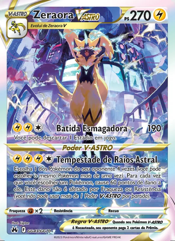 Image of the card Zeraora V-ASTRO