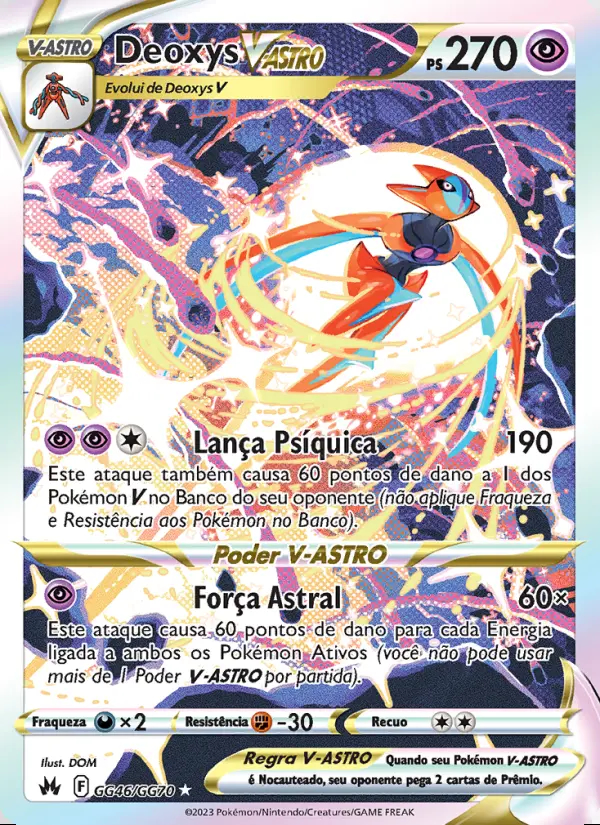 Image of the card Deoxys V-ASTRO