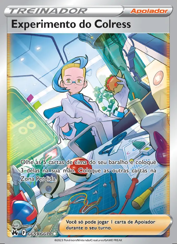 Image of the card Experimento do Colress