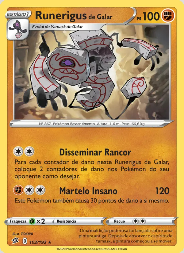 Image of the card Runerigus de Galar