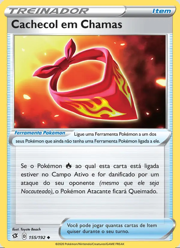 Image of the card Cachecol em Chamas