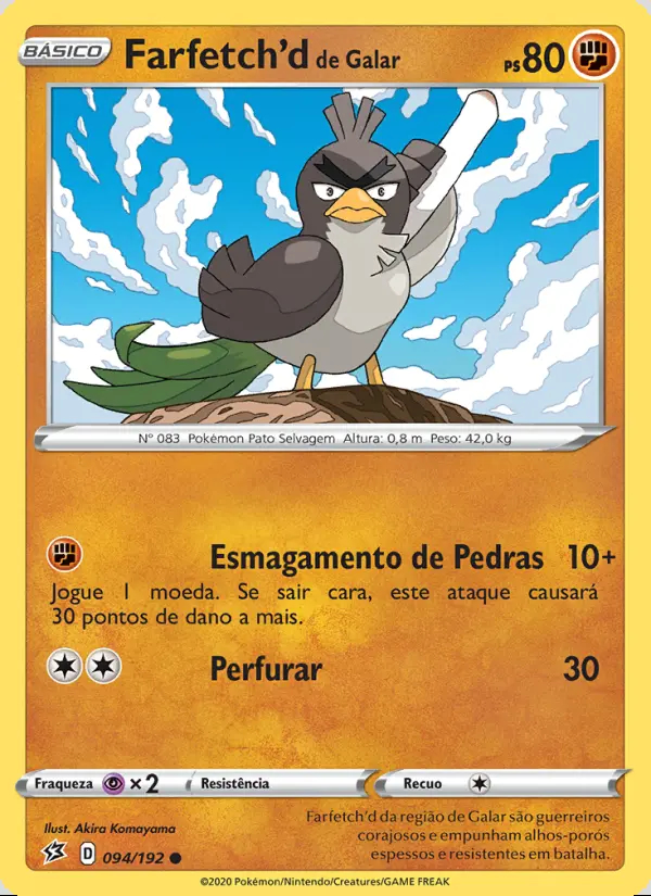 Image of the card Farfetch'd de Galar