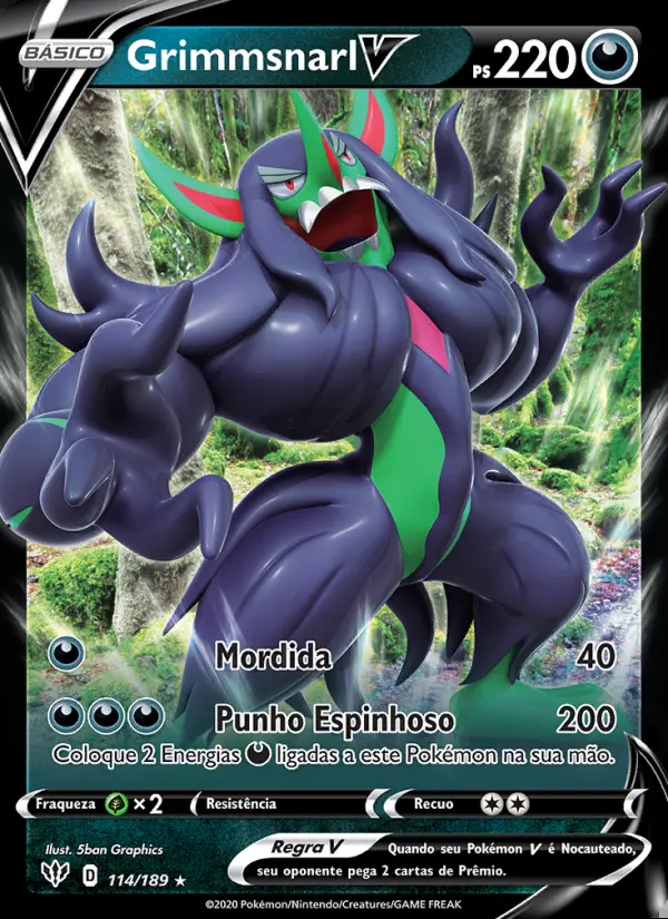 Image of the card Grimmsnarl V