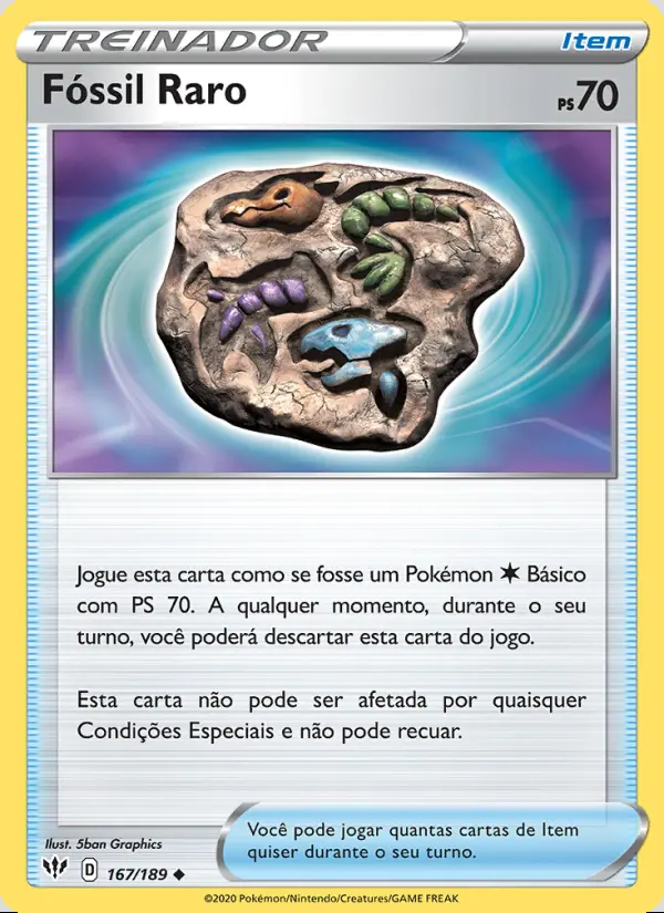 Image of the card Fóssil Raro